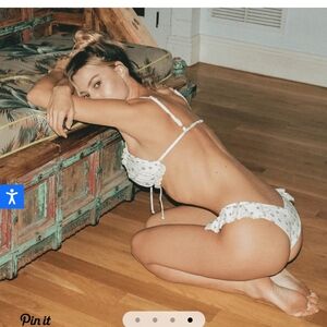 Montce Cream Bikini with Black Details